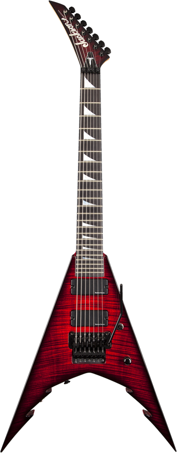 Red-Black Jackson Arrow guitar